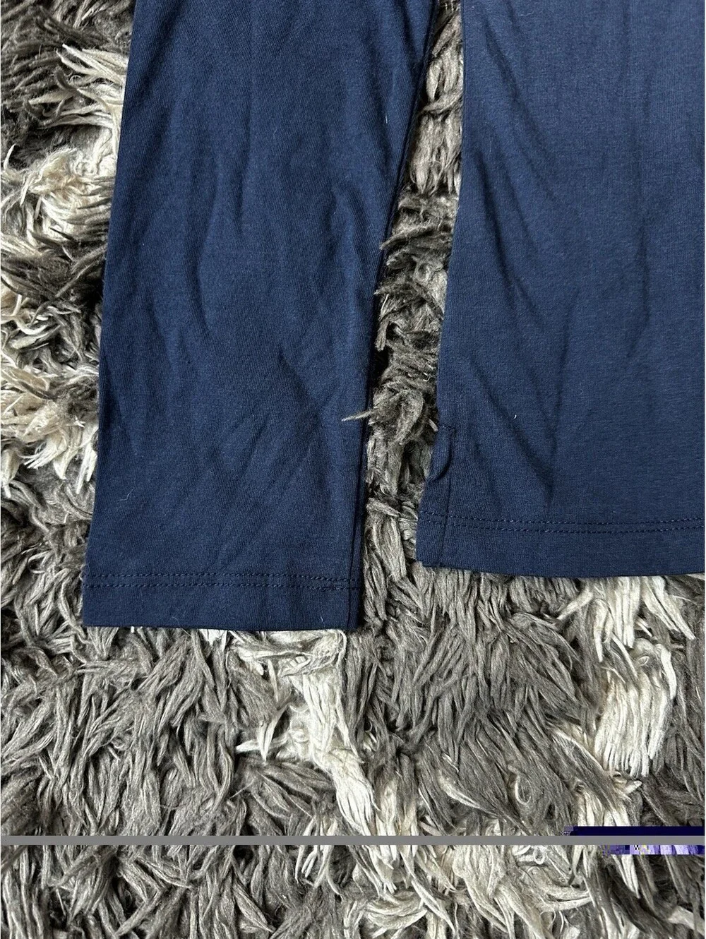 NWT Old Navy Girls XL 14-16 Navy Blue Long Sleeve Polo Shirt Uniform Top